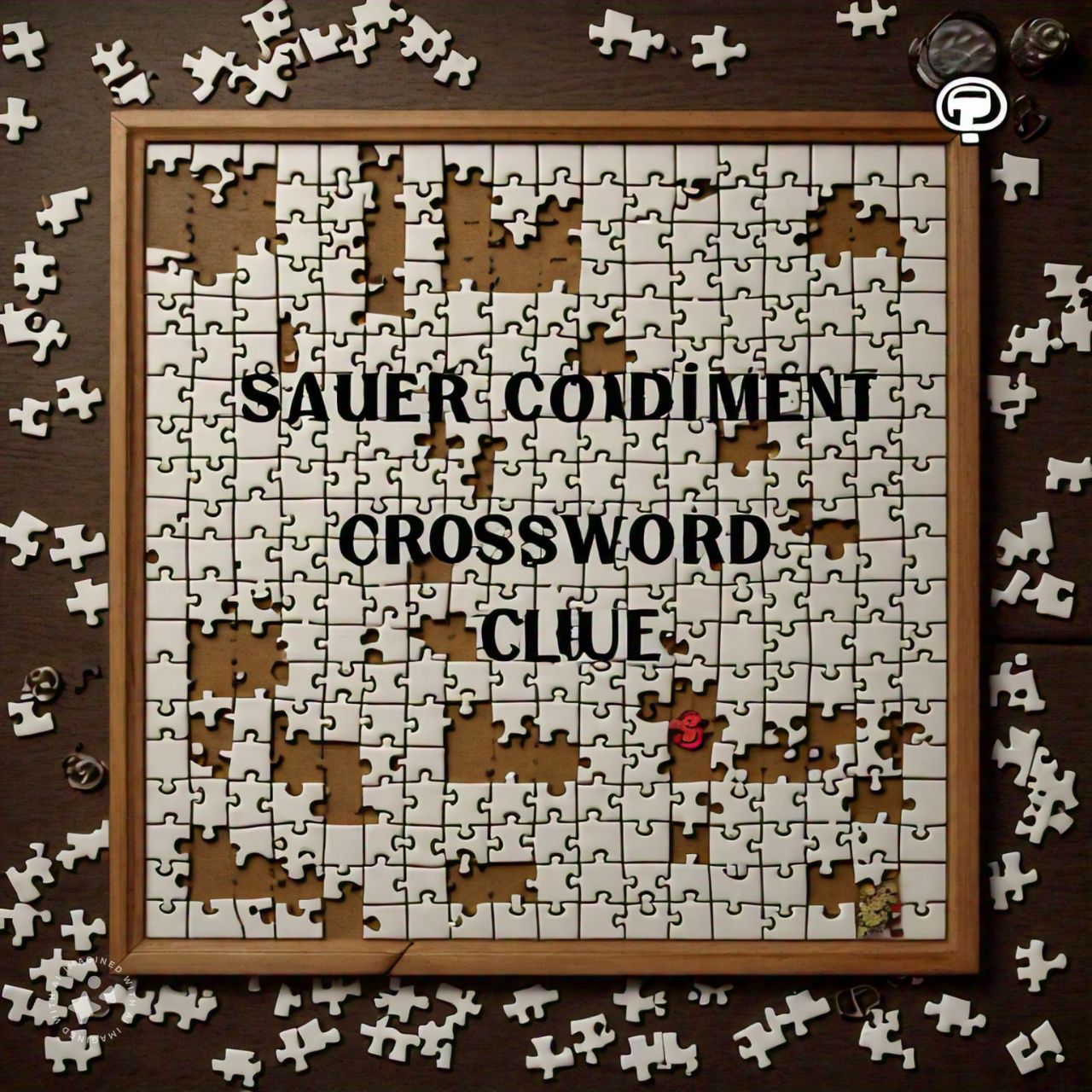 sauer condiment crossword clue