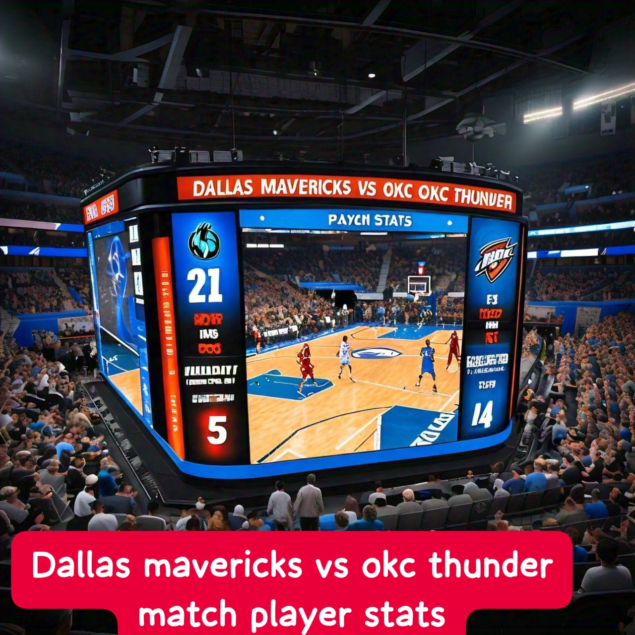 dallas mavericks vs okc thunder match player stats