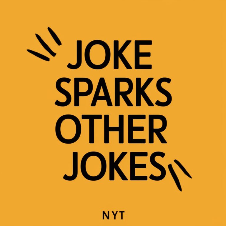 The Joke That Sparks Other Jokes NYT: Unveiling the Magic Behind a Witty Catalyst